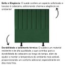 Ver imagem 5 de Cabeceira Estofada Cama Box King 195 Cm Mavie Suede:verde