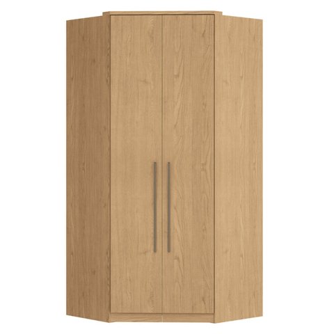 Guarda Roupa Modulado de Canto Closet Elegance Marrom/Angelin