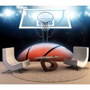 Ver imagem 2 de Adesivo Parede Esporte Basquete Cesta Jogo Bola GG160