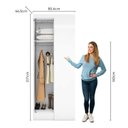 Ver imagem 5 de Closet Modulado de Canto 3 Peças 2 Gavetas Smart Plus Espresso Moveis