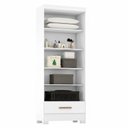 Ver imagem 7 de Closet Modulado de Canto 3 Peças 2 Gavetas Smart Plus Espresso Moveis