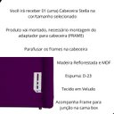 Ver imagem 3 de Cabeceira de Cama Box Estofada 195 Cm King Stela Veludo