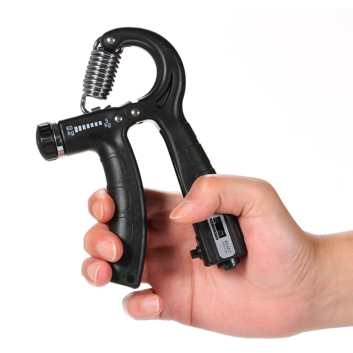 Hand Grip Fortalecedor com Contador Digital e Ajuste de Peso - 5