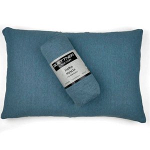 Jogo de Cama Buettner Solteiro Rolinho Linha Mescla Azul