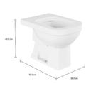 Ver imagem 6 de Deca Bacia Convencional Quadra Branco Ref. P.21.17