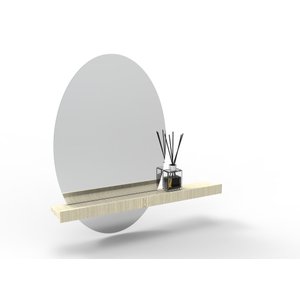 Espelho Decorativo Shelf Pinus 60x40 Oval