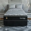 Ver imagem 6 de Cama Box Viúva + Colchão Comfort Class Pillow Top 128x188 Preto/suede Preto