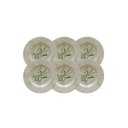 Ver imagem 1 de Kit Prato Sobremesa Oliva em Porcelana Decorada 21cm 6pçs - Tramontina