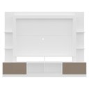 Ver imagem 6 de Estante para TV até 65" Multimóveis Oslo FG3395 Branca/Lacca Fumê