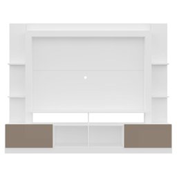 Estante para TV até 65" Multimóveis Oslo FG3395 Branca/Lacca Fumê - 6