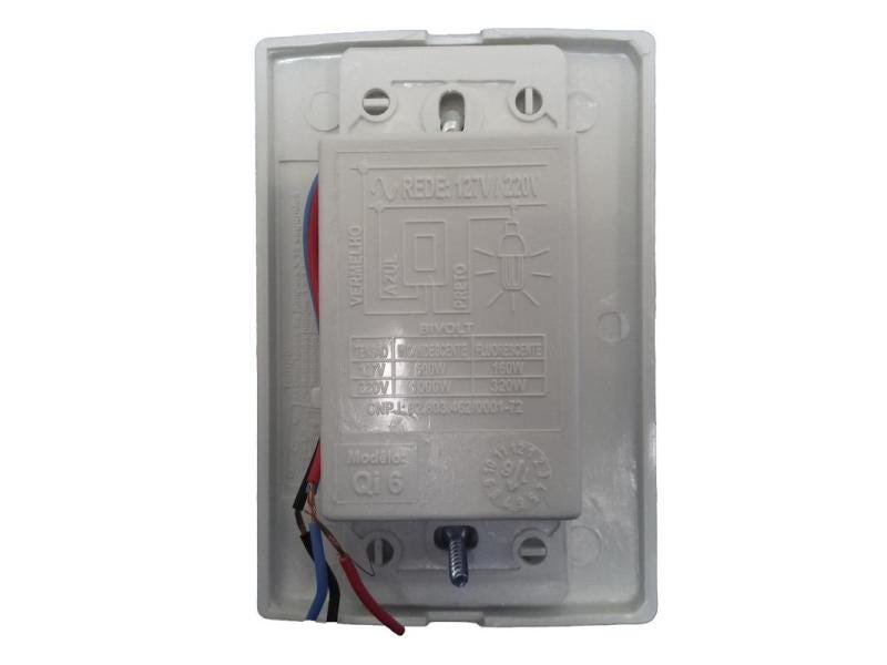 Relé Sensor Presença com Fotocélula + Chave Lig/Desl. Qi6. - 3