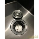 Ver imagem 5 de Cuba Dupla 78X43 Inox Dourado Quadrada Gourmet c/ Acessórios