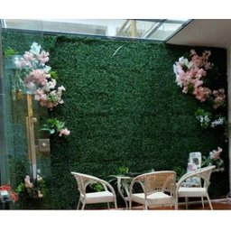 Kit 25 Placas Tapete Artificial Grande Mural De Parede Grama Sintética Jardim Vertical 40x60cm - 4