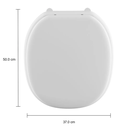 Ver imagem 2 de Assento Plástico com Microban Aspen/Fast AP.75.17 Branco