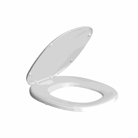 Assento Plástico com Microban Aspen/Fast AP.75.17 Branco