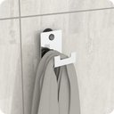 Ver imagem 6 de Kit Acessórios para Banheiro Inox com Ventosa 4 Peças Elg