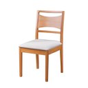 Ver imagem 3 de Conjunto de 2 Cadeiras Mobile - Madeira Maciça Encosto Laminado com Detalhe Central - Távoli Decor