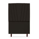 Ver imagem 1 de Cabeceira Estofada Solteiro Belgica 90cm Suede Marrom