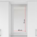 Ver imagem 7 de Guarda Roupa Casal Capelinha com Espelho 163 Cm B24 Branco Briz