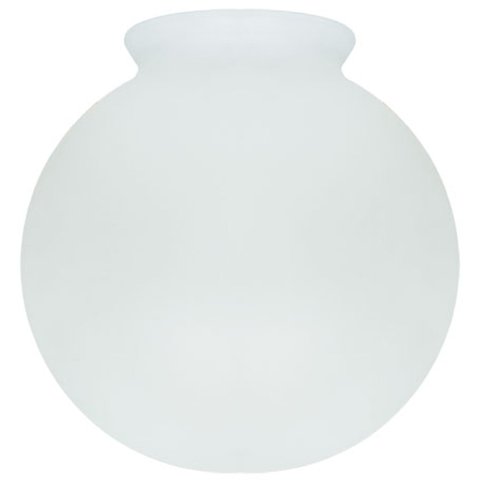 Globo de Vidro Fosco Esférico com Colar 15 X 28