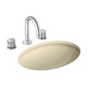 Ver imagem 1 de Cuba de Embutir para Banheiro Oval L59 Creme - Deca L.59.37