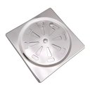 Ver imagem 1 de Tampa Abre Fecha Ralo Flux Hidro Inox 10 X 10 Quadrada Banheiro