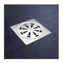 Ver imagem 3 de Tampa Abre Fecha Ralo Flux Hidro Inox 10 X 10 Quadrada Banheiro