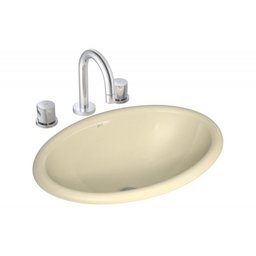 Deca Cuba de Sobrepor Oval Creme Ref. L.65.37 - 1