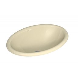 Deca Cuba de Sobrepor Oval Creme Ref. L.65.37 - 2