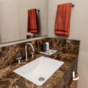 Ver imagem 3 de Cuba de Embutir para Banheiro Retangular L375 Deca