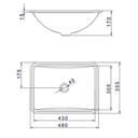 Ver imagem 4 de Cuba de Embutir para Banheiro Retangular L375 Deca