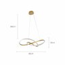 Lustres Pendente Ties Moderno Led Integrado Luminária Teto - 4