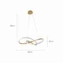 Ver imagem 4 de Lustres Pendente Ties Moderno Led Integrado Luminária Teto