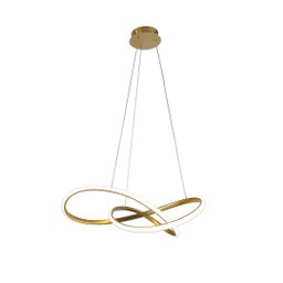 Lustres Pendente Ties Moderno Led integrado Luminária Teto - 1