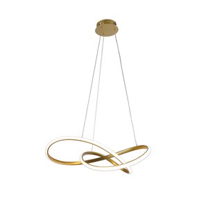 Lustres Pendente Ties Moderno Led integrado Luminária Teto