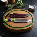 Ver imagem 4 de Kit Churrasco Tábua Gourmet + Faca Deus Acima de Tudo 38cm