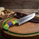 Ver imagem 3 de Kit Churrasco Tábua Gourmet + Faca Deus Acima de Tudo 38cm