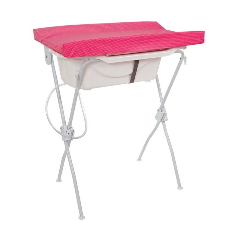 Banheira com Trocador Floripa  Rosa 20 Litros  Tutti Baby - 3