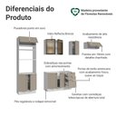 Ver imagem 4 de Armário de Cozinha Completa 270 cm Branco/Crema Vik Madesa 08