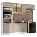 Ver imagem 2 de Armário de Cozinha Completa 270 cm Branco/Crema Vik Madesa 08