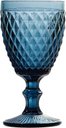 Ver imagem 2 de Jogo Conjunto de Taças de Vidro 6 Peças Bico de Abacaxi Lyor para Água e Suco 325ml Azul