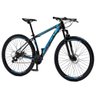 Bicicleta Aro 29 Krw Alumínio Shimano 21 Vel Freio a Disco Suspensão Mountain bike S6 17 Preto- - 7