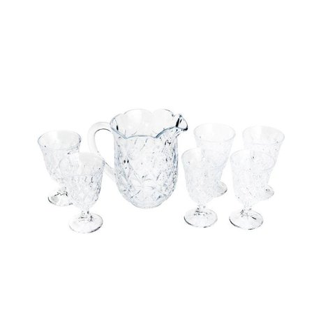 JOGO 7 PEÇAS JARRA 1,3L E 6 TAÇAS 240ML LILE - LYOR