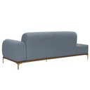 Ver imagem 7 de Sofá Molino 3 Lugares 180cm C/mesa Auxiliar Direito Pés Ouro.f Bouclé Azul Claro - Nexta Casa