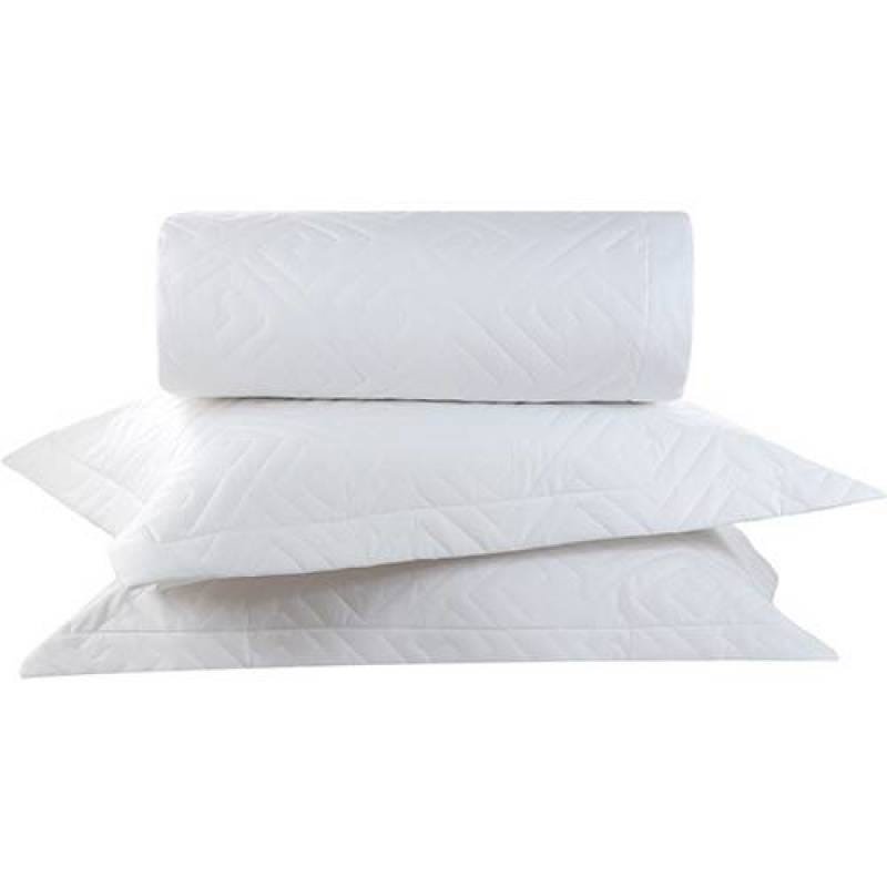 Kit Colcha Queen 3 Peças Trap. Basic Premium 1C.240/260 2C.50/70 Bege - Buddemeyer - 6