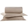 Kit Colcha Queen 3 Peças Trap. Basic Premium 1C.240/260 2C.50/70 Bege - Buddemeyer - 5