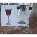 Ver imagem 4 de JOGO 6 TAÇAS EM CRISTAL PARA ÁGUA ANTIK FLORAL 350ML - BOHEMIA