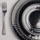 Ver imagem 3 de Prato Raso de Cristal Pearl Bolinha Transparente 28cm Wolff