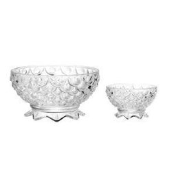 CONJUNTO 7 PEÇAS PARA SOBREMESA EM VIDRO PINEAPPLE - LYOR - 3