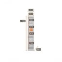 Ver imagem 6 de Modulado Completo Casal 6 Portas 6 Gavetas - Linea-branco - Móveis Novo Horizonte